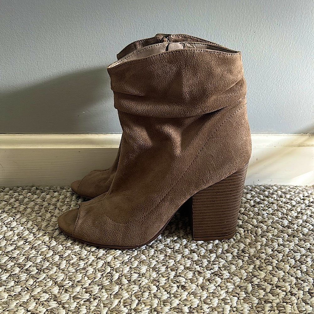 Open Toe Booties
